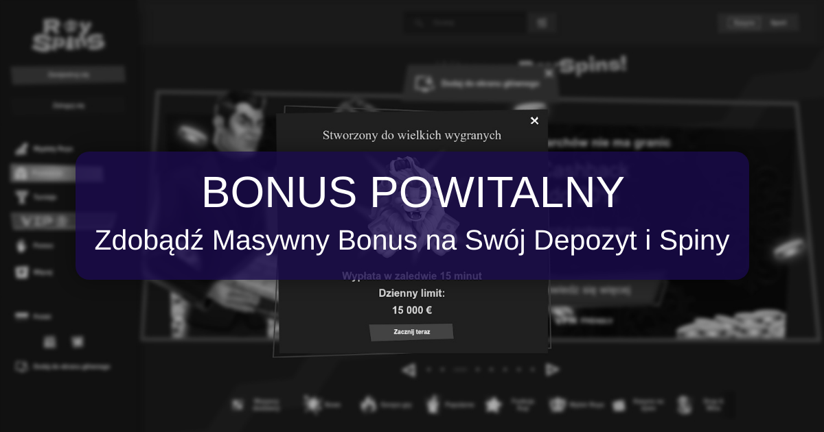 RoySpins Casino banner